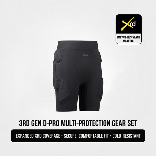 Glidify D-Pro Ski Impact Protection Kit (Shorts & Knee Pads)